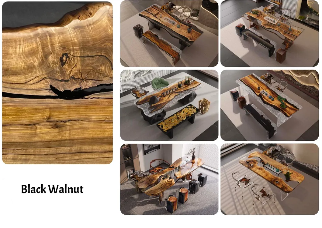 Walnut Epoxy Furniture