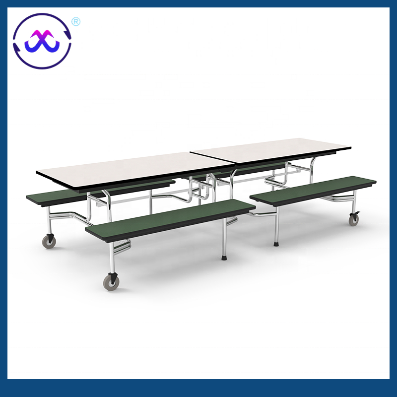 Factory Price Wooden Dining Space Saving Set Furniture Room School Restaurant Table