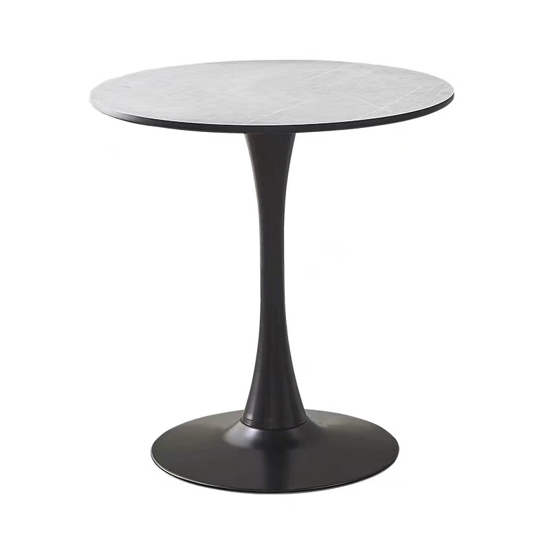 Tulip Table Milk Tea Shop Coffee Table White Round Table for Home