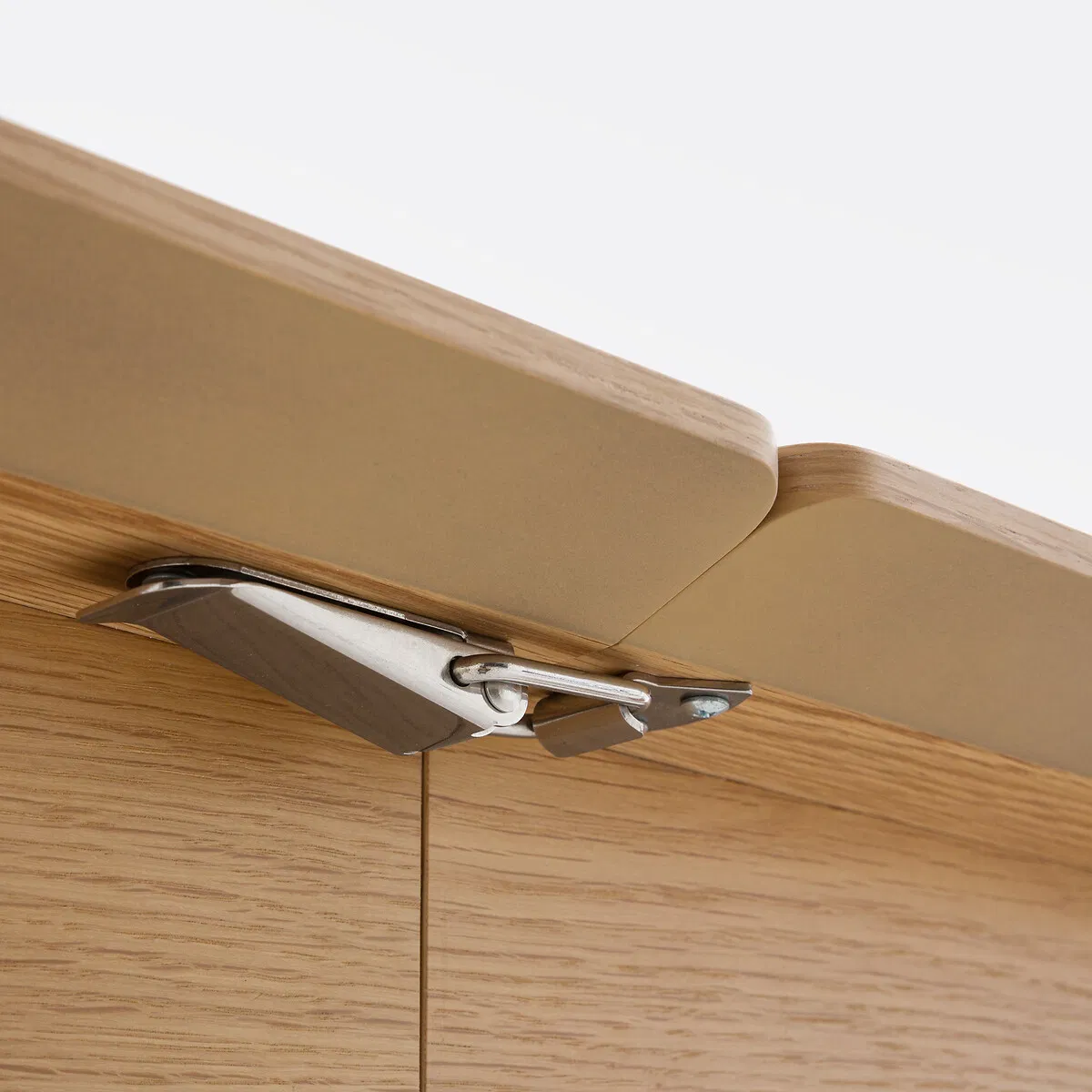 Multifunctional Scandinavian Extendable Solid Oak Wood Dinner Table for Dining Room