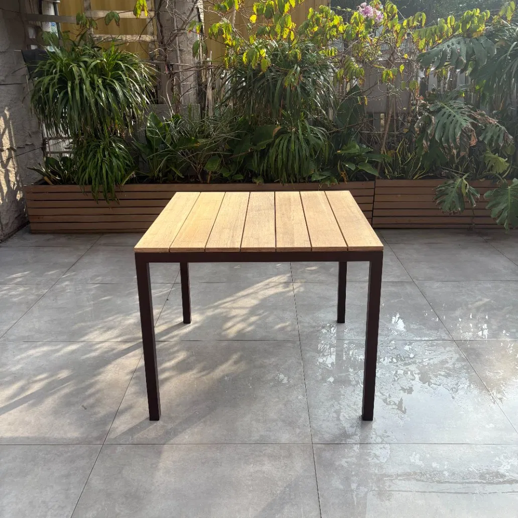 Modern Aluminum Garden Dining Furniture Chair and Outdoor Table