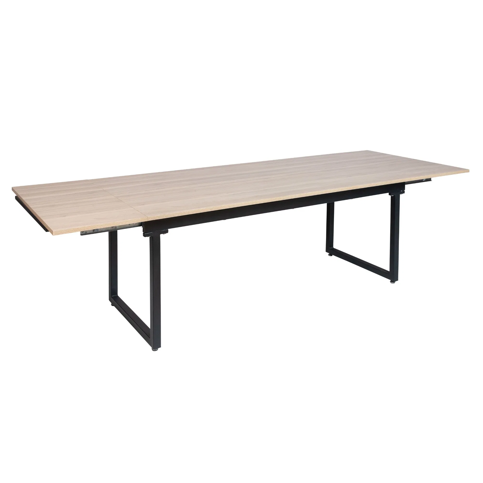 Modern MDF Extendable Stainless Steel Home Dining Table Designs Pull-out Dining Table