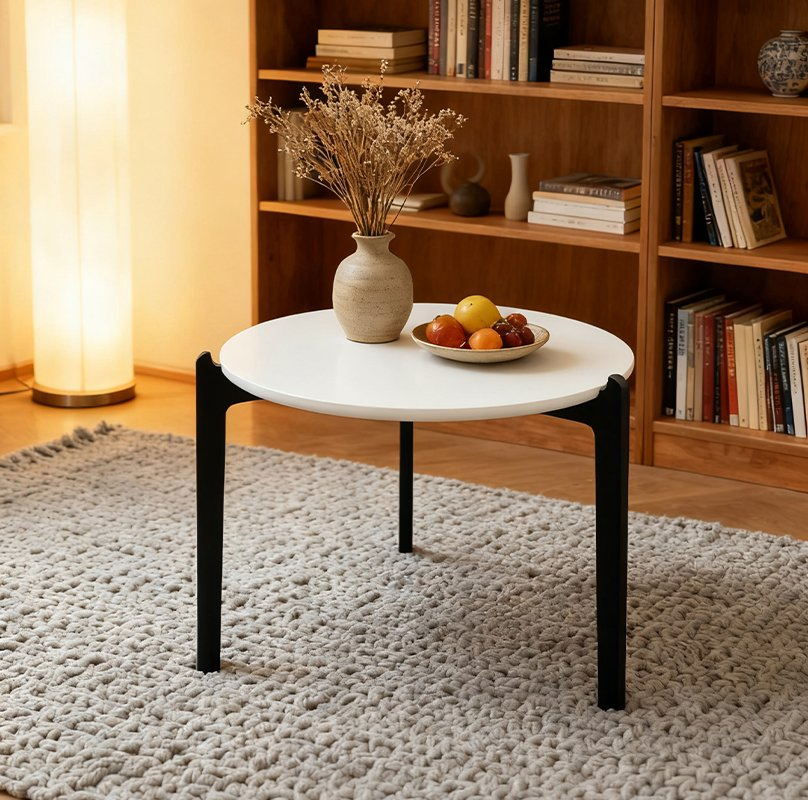 Nesting Tables Set of 3 Stackable Round End Table Side Table for Small Space Living Room Bedroom