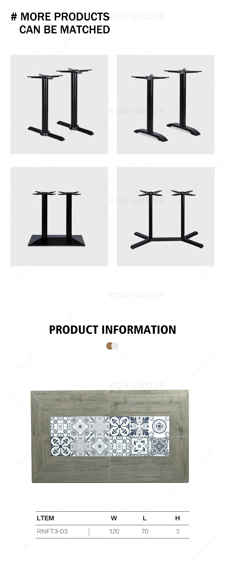 Ceramic Dining Table Detail 5