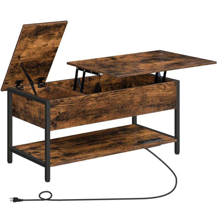 Computer Desk Multifunction Folding Lift Top Coffee Table