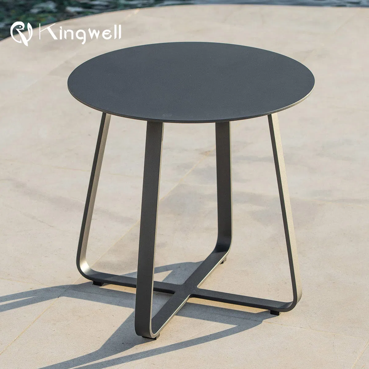 Simple Design Outdoor Aluminum Patio Coffee Side Table Outdoor Table for Cafe