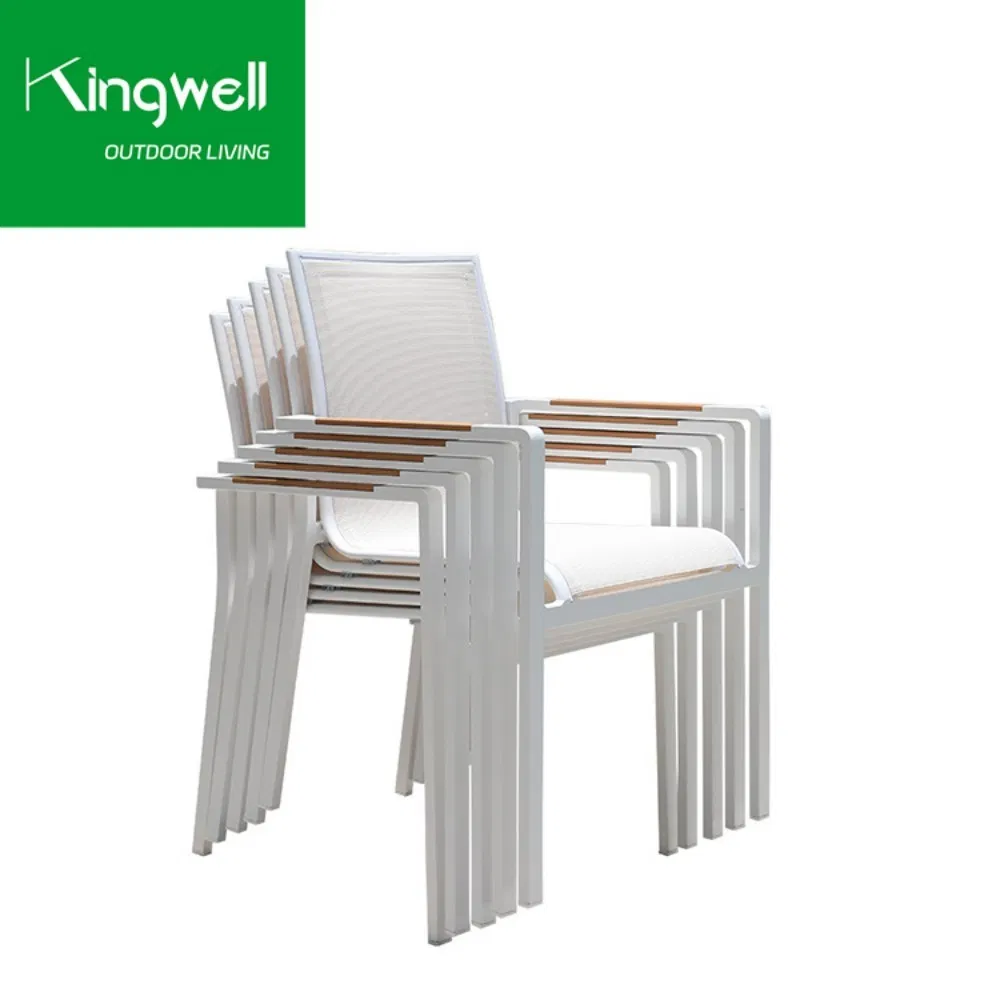 Hot Sale Restaurant Commercial Dining Set Aluminium Furniture Outdoor Garden Table and Chairs