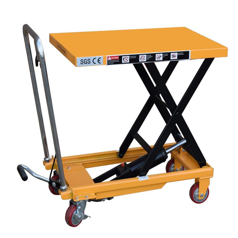CE Certification Top Selling Small Trolley Lift Table for Loading Goods