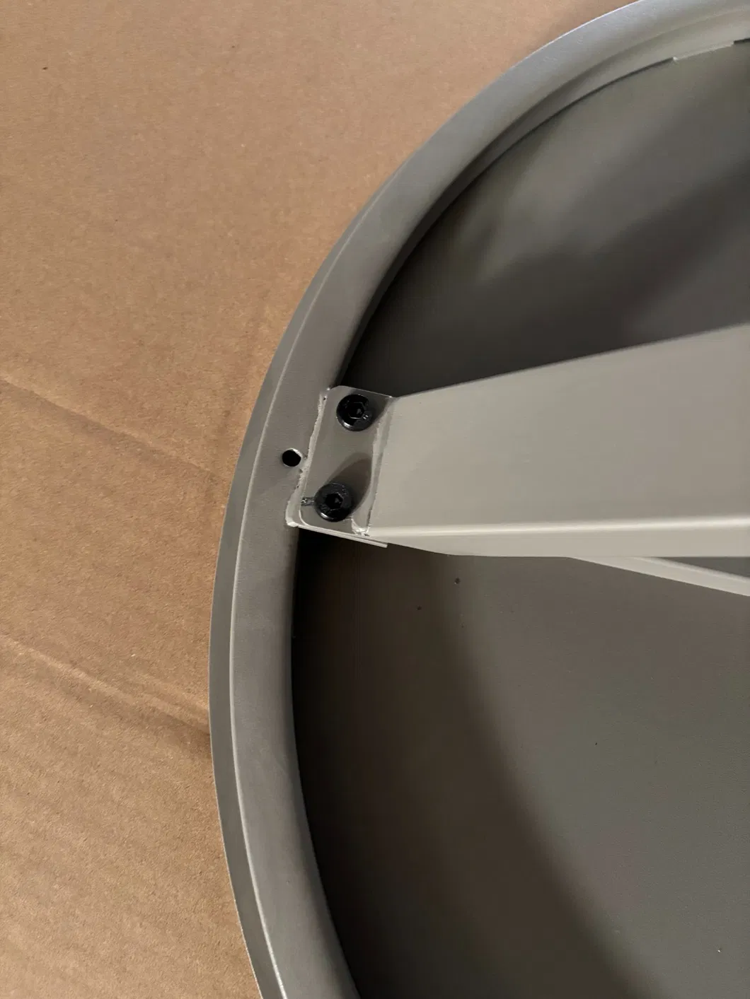 Outdoor Metal Mesh Patio Dining Table View 2