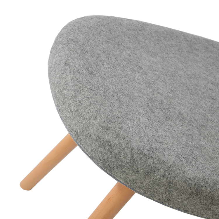 High Quality Modern Design Round Durable Wooden Leg Felt Pet Living Room Console Table