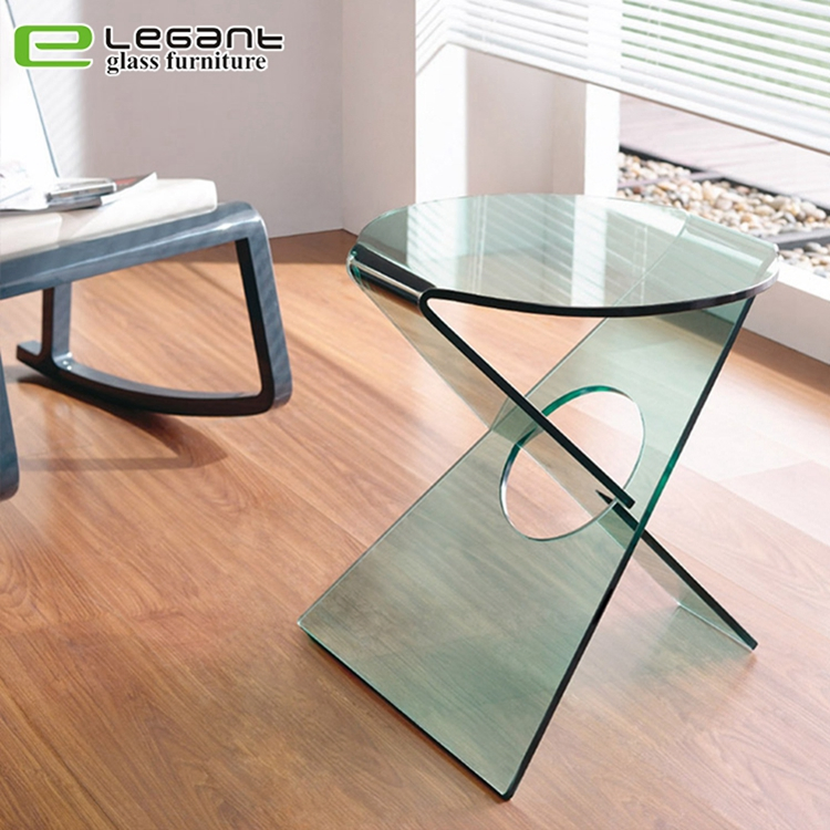 Stainless Steel Console Table/Tempered Glass Shelf -Ca208s