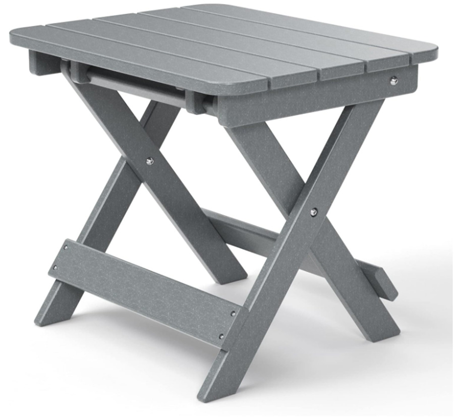 Outdoor Garden Foldable Side Table Patio End Table