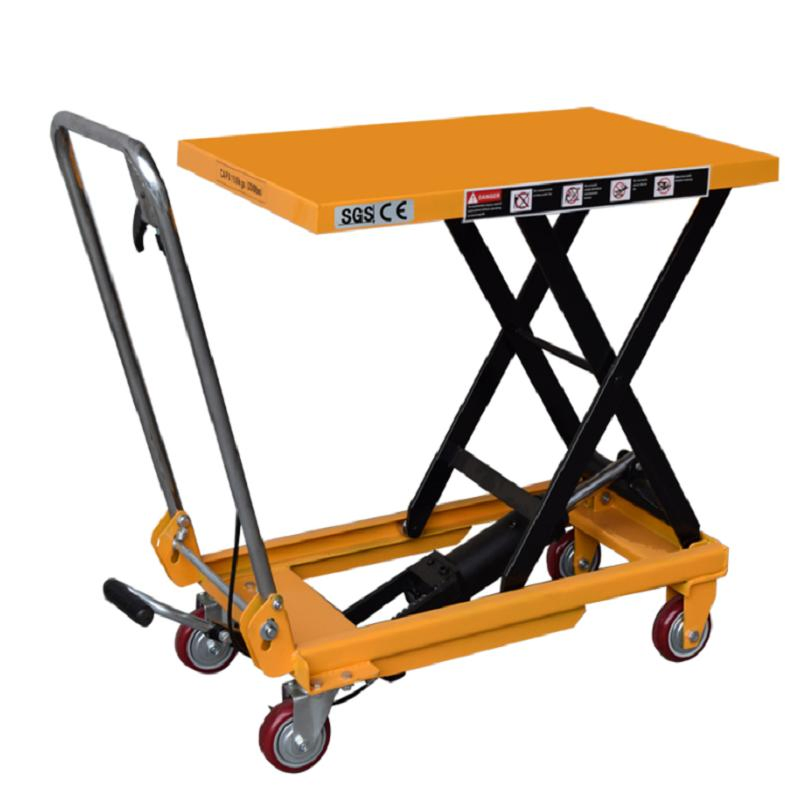 CE Certification Top Selling Small Trolley Lift Table for Loading Goods