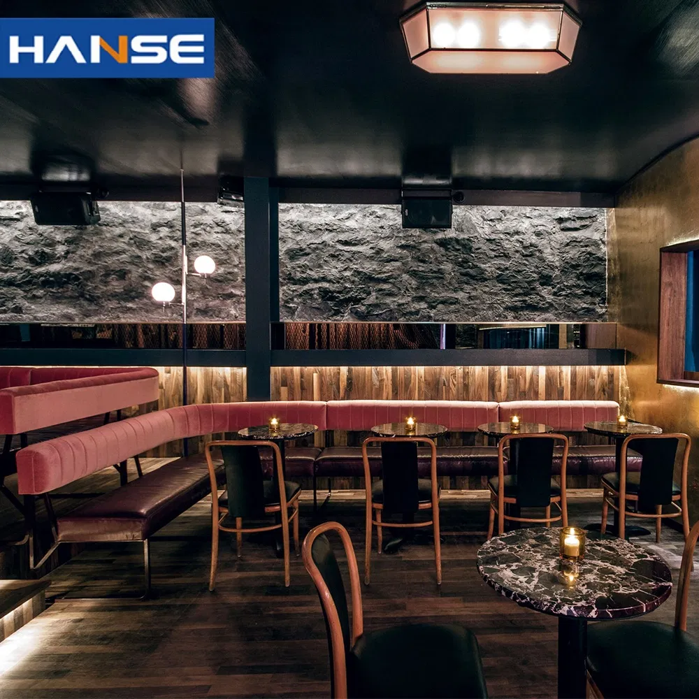 Restaurant One -Stop Solution Customized Full Furniture High-End Luxury Restaurant Chairs and Tables Sets