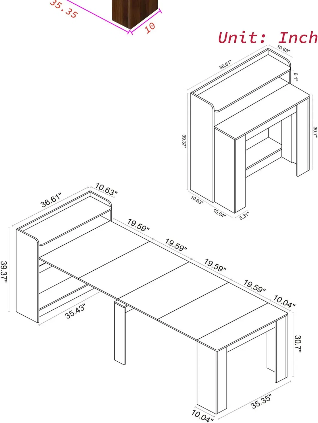 Dining Table Detail 2