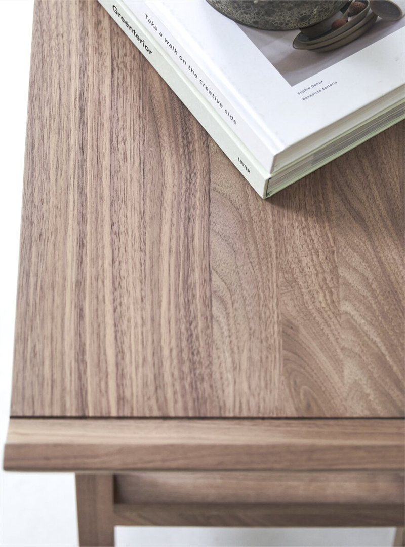 China Wholesale Modern Furniture Solid Walnut Low Console Table