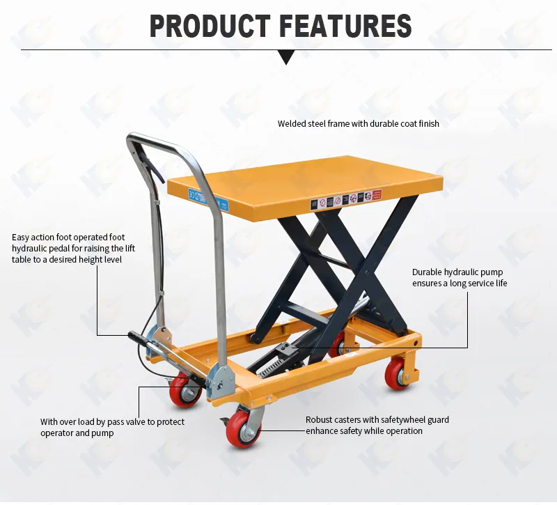Scissor Lift Table Display 2
