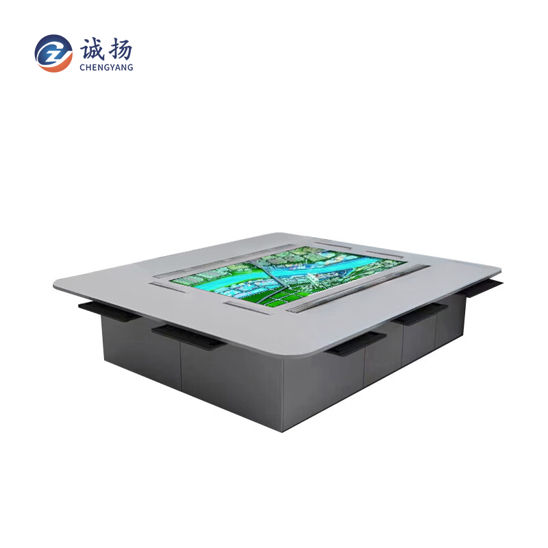 Customized U-Shaped Console Computer Storage Work Station Dispatcher Monitoring Console Command Table