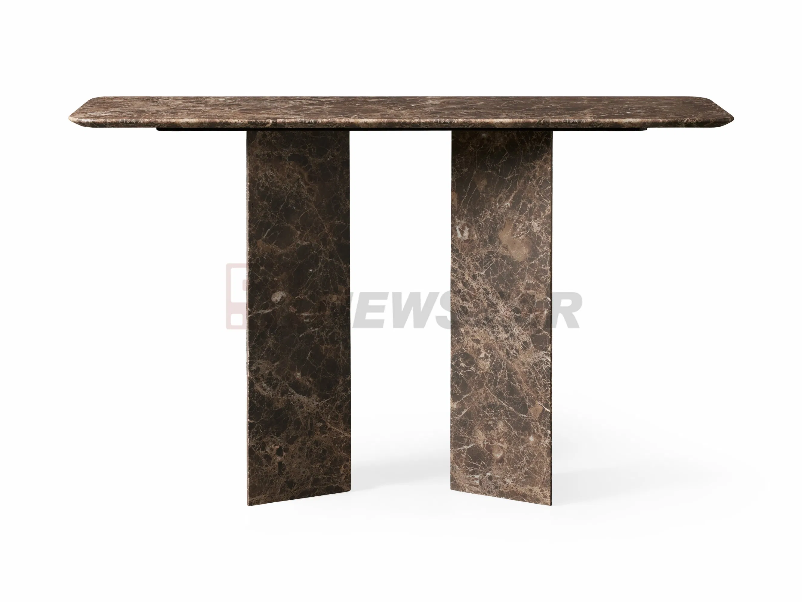 Dark Emperador Console Table Modern Luxury Living Room Furniture Hallway Marble Console Table
