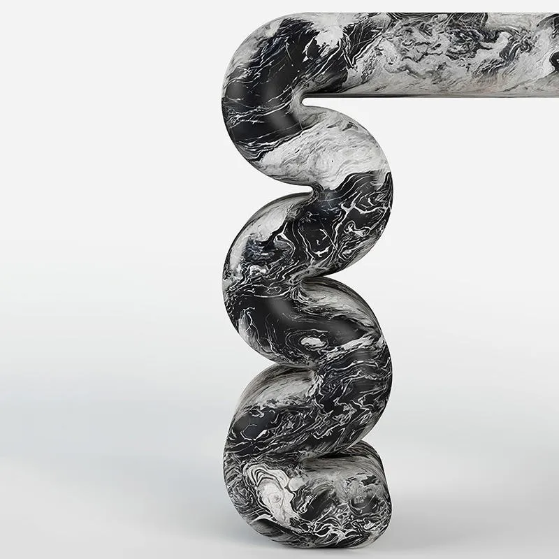 Marble Console Table Detail 4