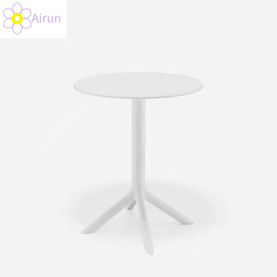 Household Nordic Simple Modern Popular Plastic Hotel Coffee Outdoor Balcony Meeting Restaurant Small Round Hollow Corner Side Table