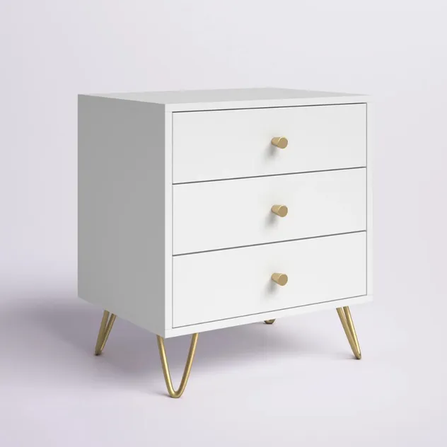 Wooden Bedside Table Detail 2