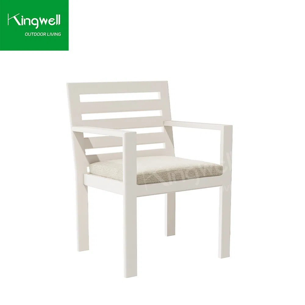 Hot Sale High End Kingwell Patio Luxury Furniture Outdoor Dining Table Set