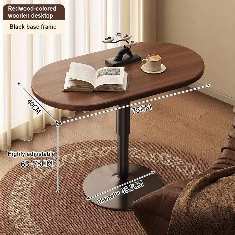 Modern Marble Lift-Top Coffee Table Solid Wood Portable Stylish Furniture for Home Living Room