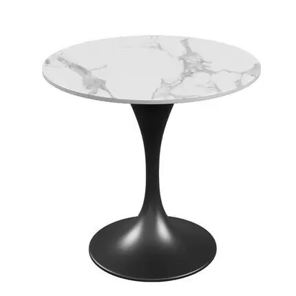 Outdoor Oval Marble Sintered Stone Dining Table for Home Restaurant Eight Seat Furniture Set