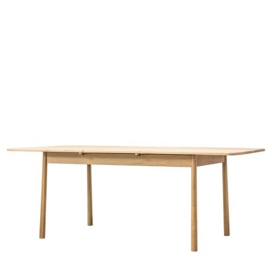 Nordic Solid Oak with Veneer Extendable Dining Table