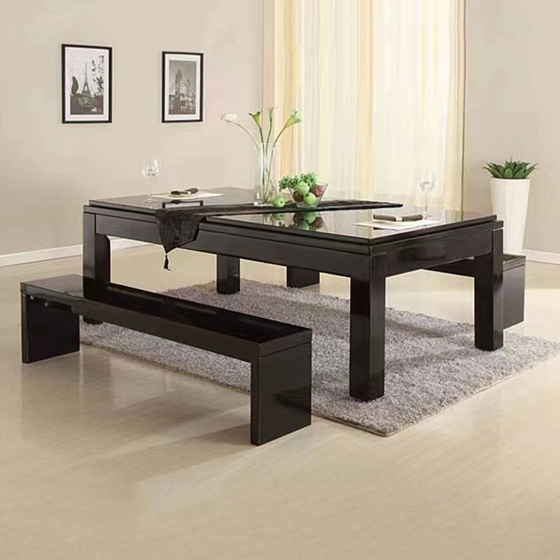 Factory Direct Selling High-End Customized Solid Wood Billiard Pool Table Dining Top