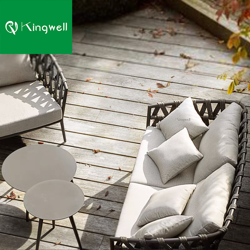 High-End Outdoor Furniture Restaurant Dining Table Sets for Hotel