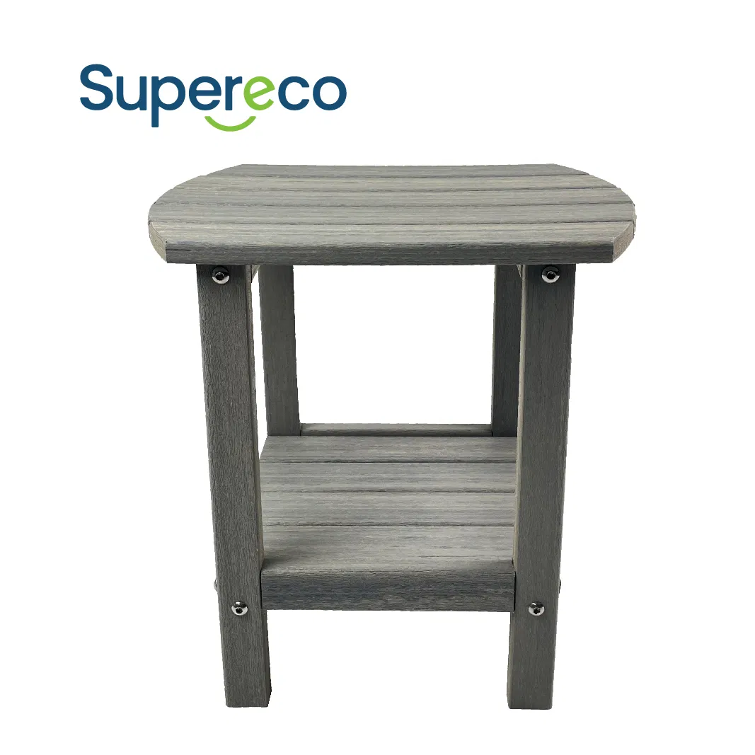 Outdoor Bedroom Balcony Porch Patio Garden Commercial Residential HDPE End Side Table
