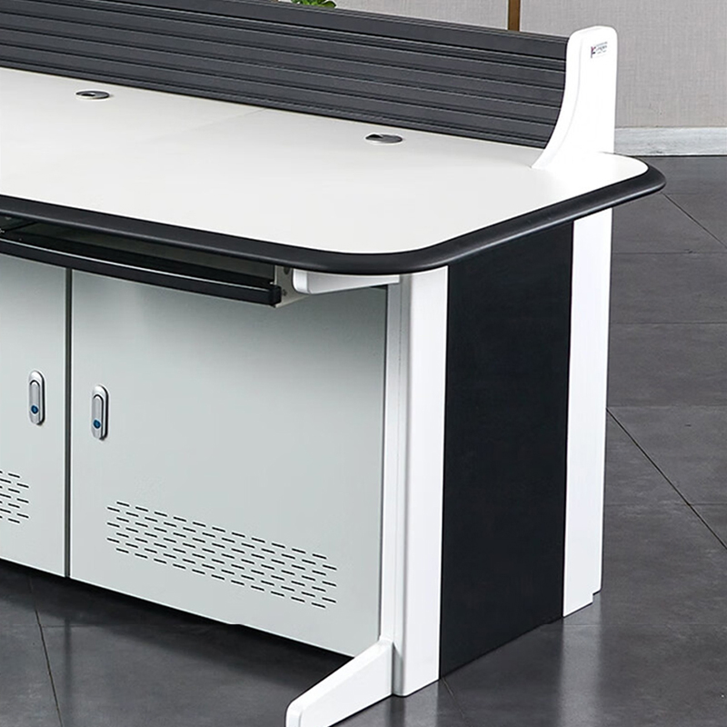 Customized U-Shaped Console Computer Storage Work Station Dispatcher Monitoring Console Command Table