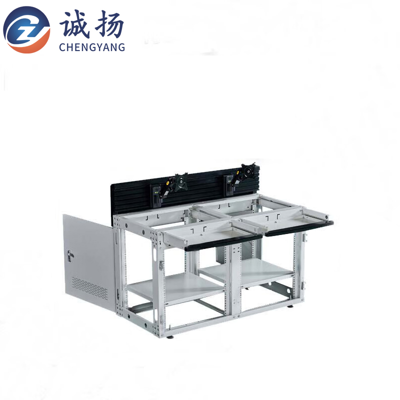 Triple 1850 * 900 * 750), Monitoring Console Command Desk Computer Storage Workstation Dispatcher Workbench Control Table
