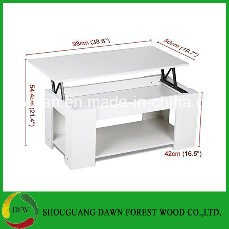 White Lift up Top Coffee Table, Coffee Table Lifts up, Lift Top Coffee Table