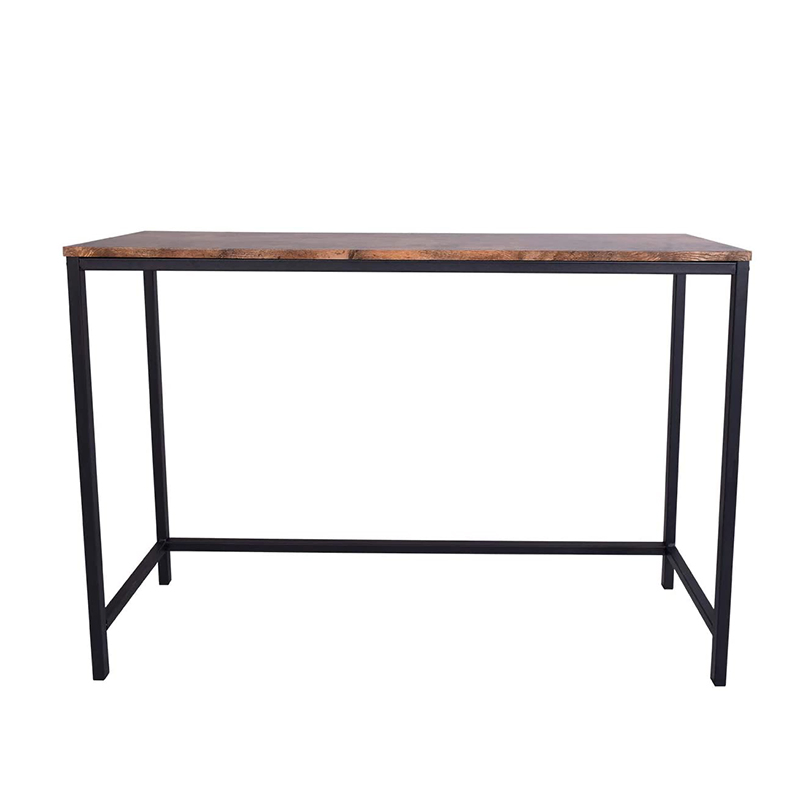 Home Hallway Wood Metal Long Narrow Console Table