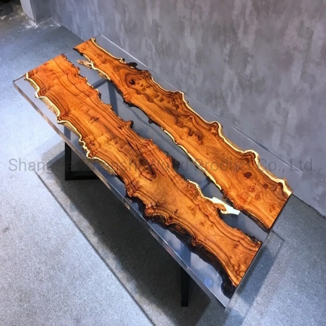 Wood and Resin Coffee Table Resin Epoxy Table Top Dining Room Table