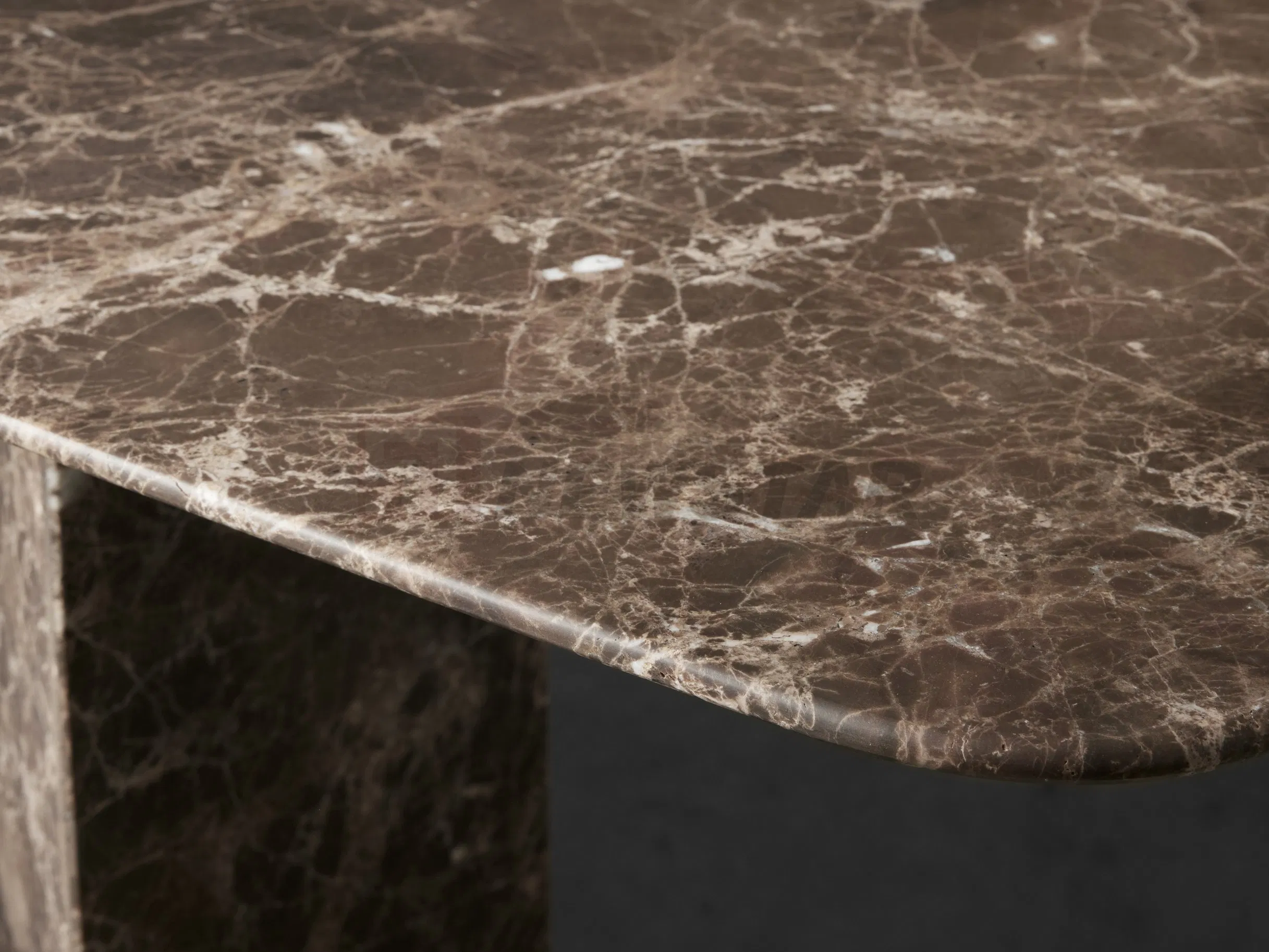 Dark Emperador Console Table Modern Luxury Living Room Furniture Hallway Marble Console Table