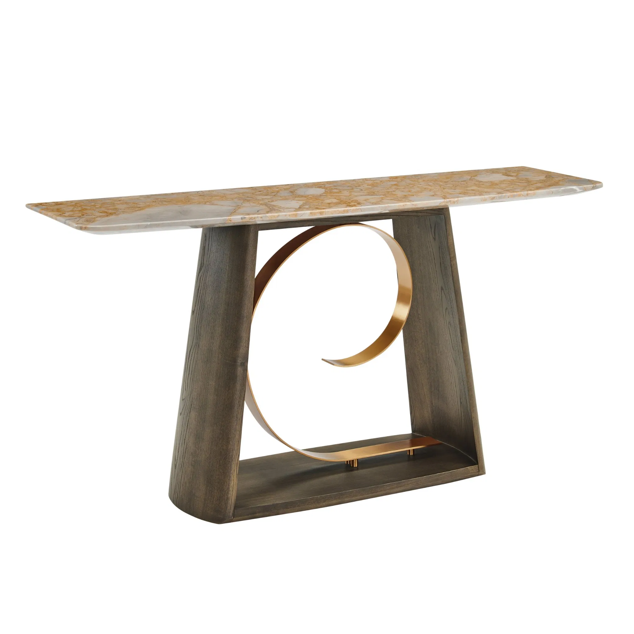 Wooden Solid Modern Glass Customized Dining Restaurant Console Table