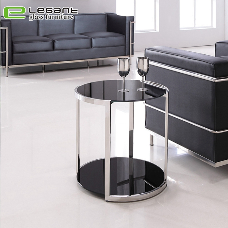 Stainless Steel Console Table/Tempered Glass Shelf -Ca208s