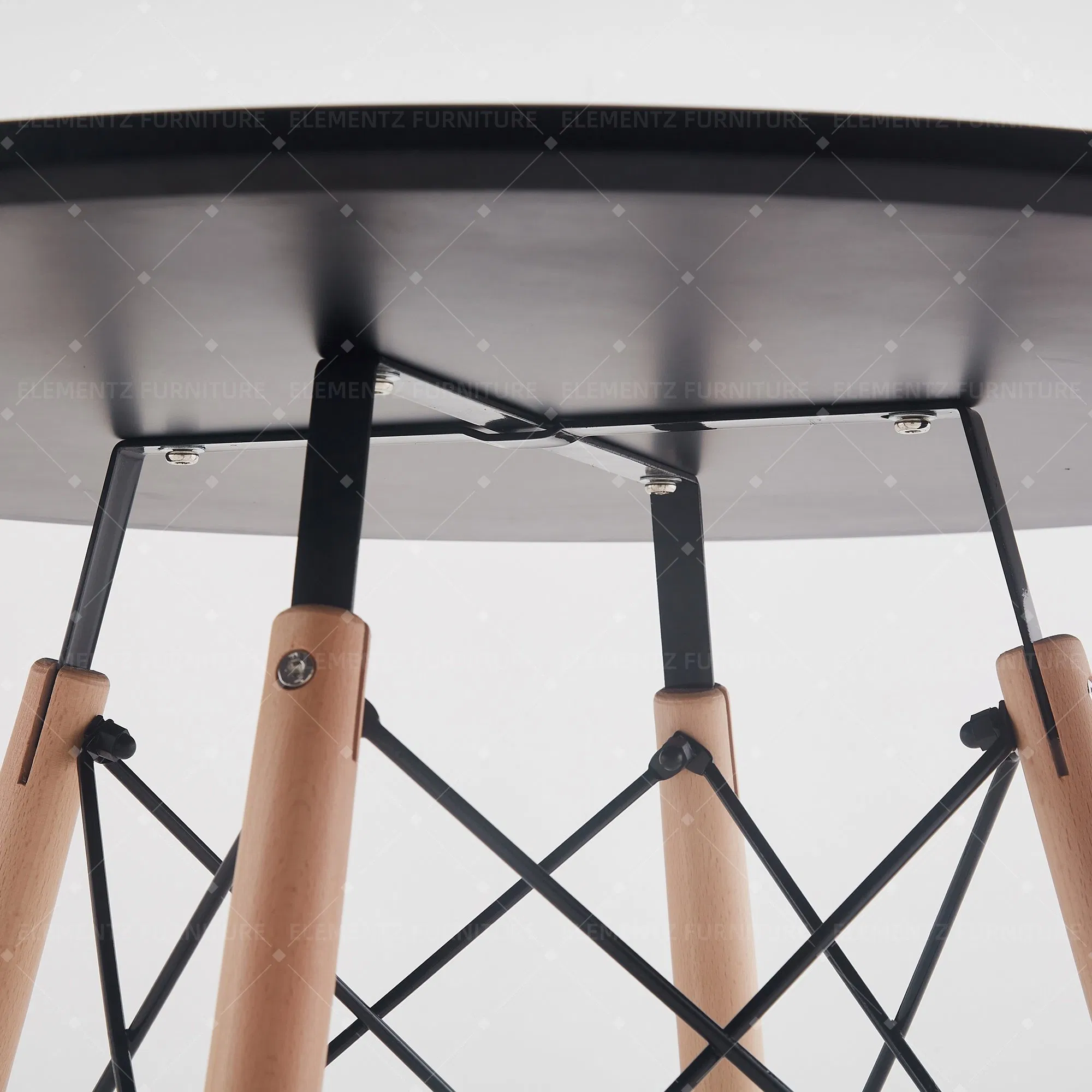 Pet-Friendly Rustproof Round Extendable Silent Corner Anti-Bump Folding Dining Table