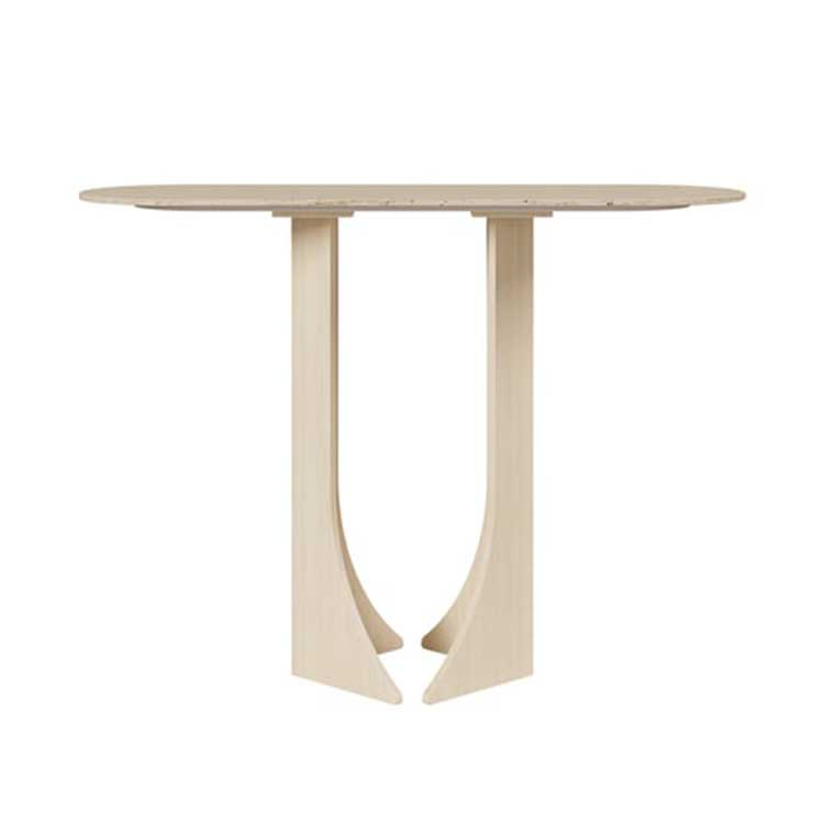 Nordic Modern Living Room Furniture Travertine Table Console Table Stone