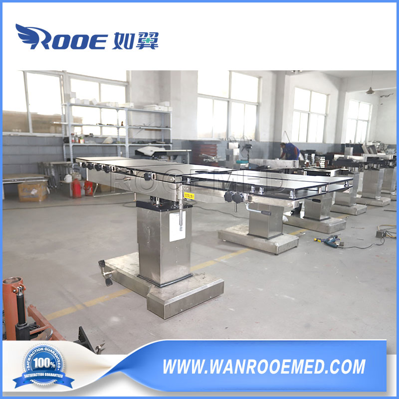Operation Room T-Base 55cm Widened Countertop Electric Remote Control Surgical Table with Back Lift up