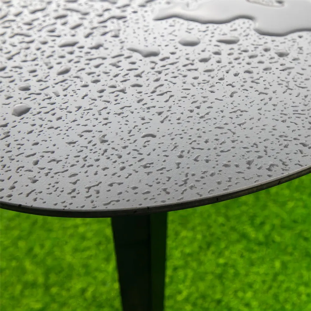 Debo HPL Compact Laminate Stain Resistant HPL Outdoor Dining Table Factory Price