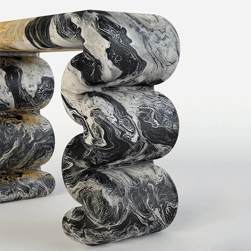 Marble Console Table Detail 2