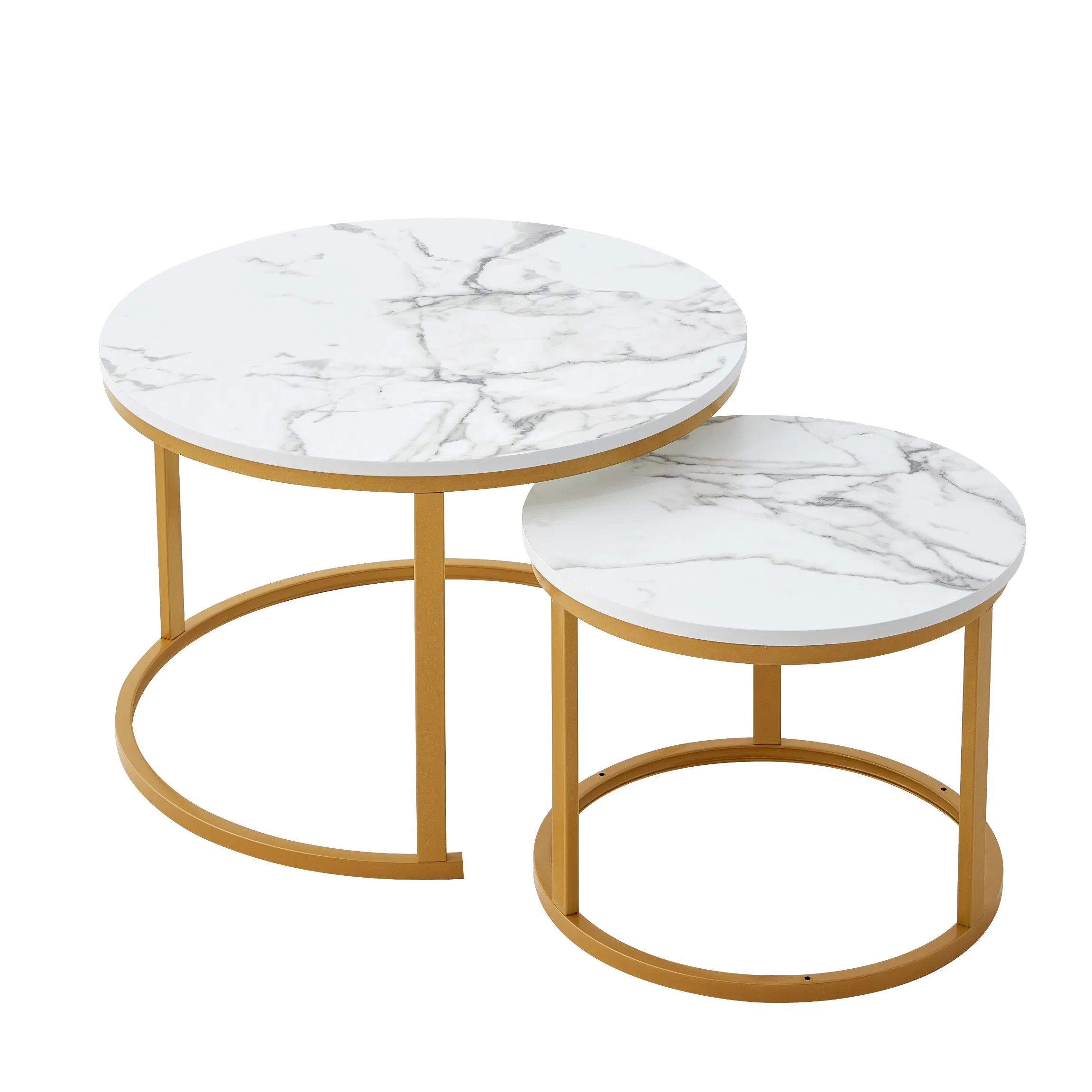 Modern Furniture Fashion Coffee Table &amp; Round Shape Durable Side Table &amp; Popular Tea Table for Home Nested Table &amp; Dining Table