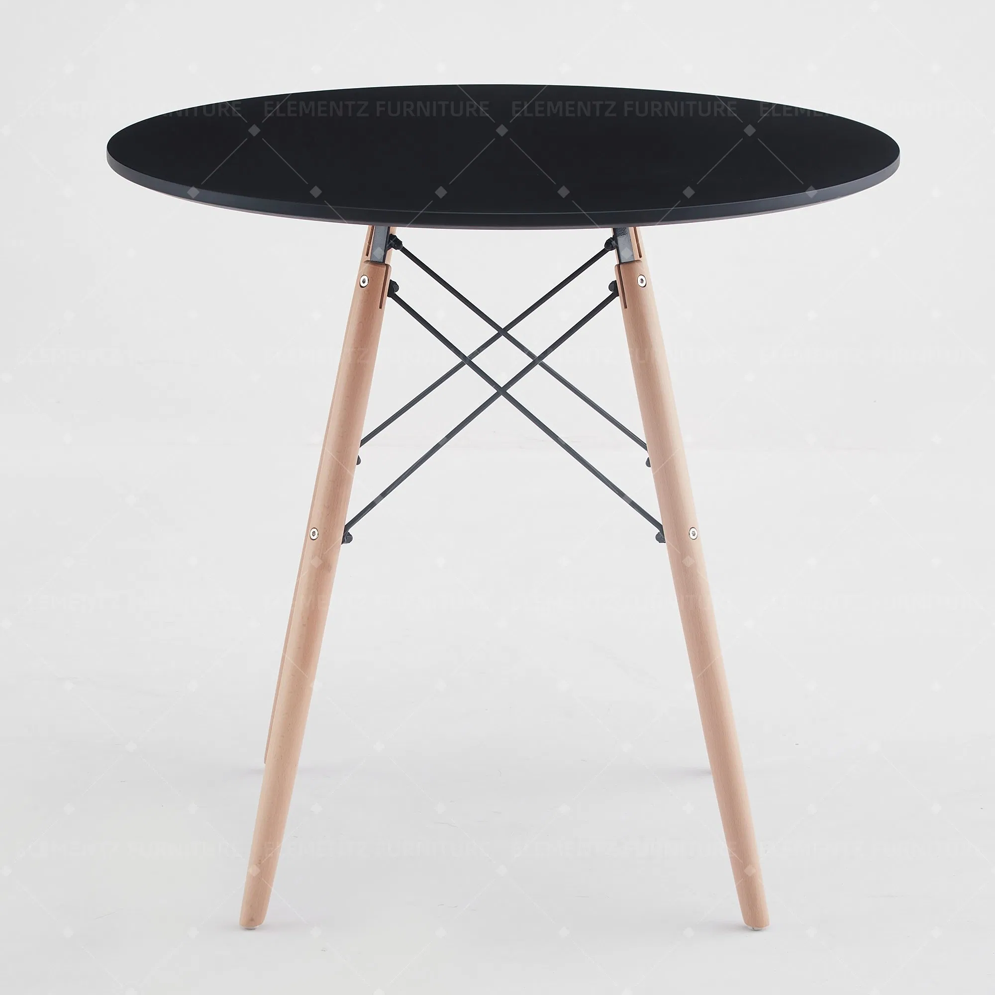 Pet-Friendly Rustproof Round Extendable Silent Corner Anti-Bump Folding Dining Table