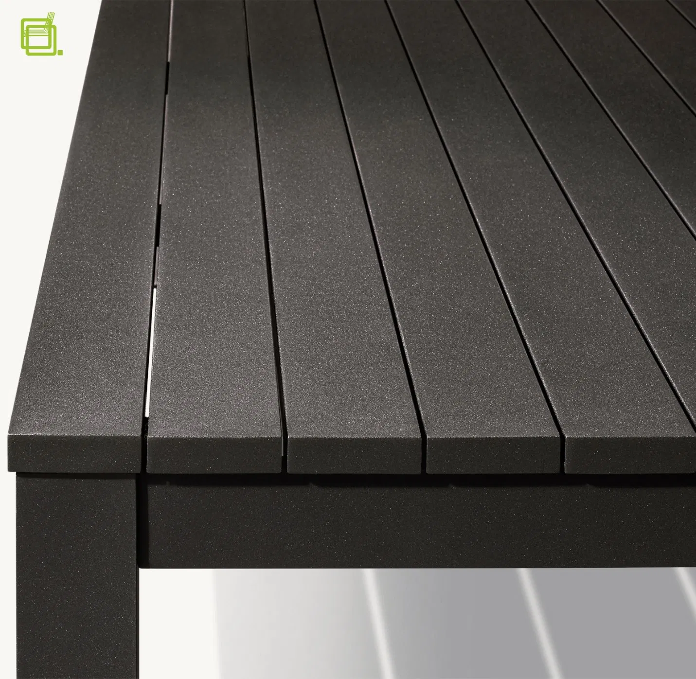 Urban Loft Aluminum Pipe Industrial Terrace Coffee Table