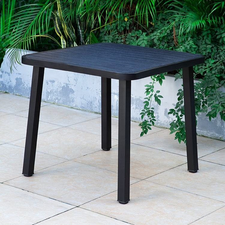 Wholesale Low Price Outdoor Garden Furniture Outdoor Side Plastic Wood Patio Coffee Table